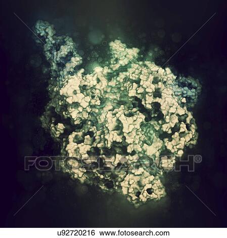 Stock Photograph - CRISPR-CAS9 gene editing complex. Fotosearch