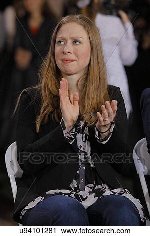Stock Image - Democratic Presidential Candidate Hillary Clinton Campaigns In Las Vegas, Nevada. Fotosearch