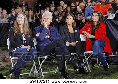 Stock Image - Democratic Presidential Candidate Hillary Clinton Campaigns In Las Vegas, Nevada. Fotosearch