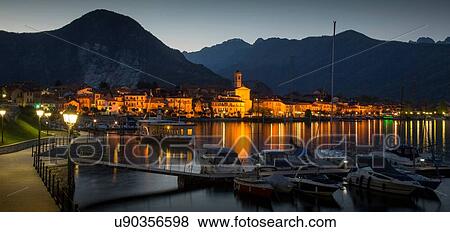 Stock Photo - Feriolo, Lake Maggiore, Piedmont, Lombardy, Italy. Fotosearch