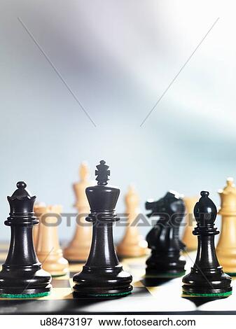 Foreground focus close up of chess game and chess pieces View Large Photo Image Stock Photo - Foreground focus close up of chess game and chess pieces. Fotosearch