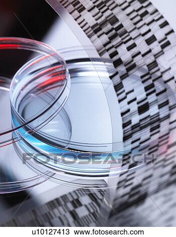 Stock Image - Genetic research. Fotosearch