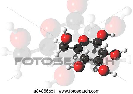 Clip Art - Glucose Molecules, illustration. Fotosearch