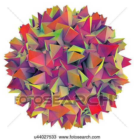 Drawing - Hepatitis B virus, illustration. Fotosearch