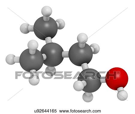 Stock Photography - Isoamyl alcohol molecule. Fotosearch