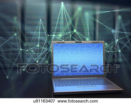 Stock Photo - Laptop computer. Fotosearch