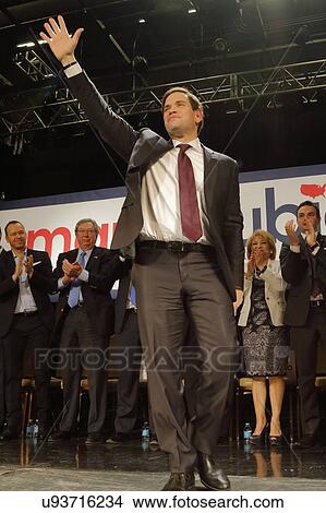 Picture - Marco Rubio Holds Campaign Rally at Texas Station, Dallas Ballroom, North Las Vegas, NV.. Fotosearch