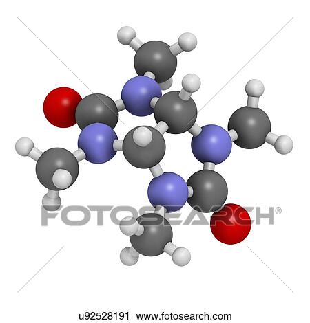 Stock Image - Mebicar anxiolytic drug molecule. Fotosearch