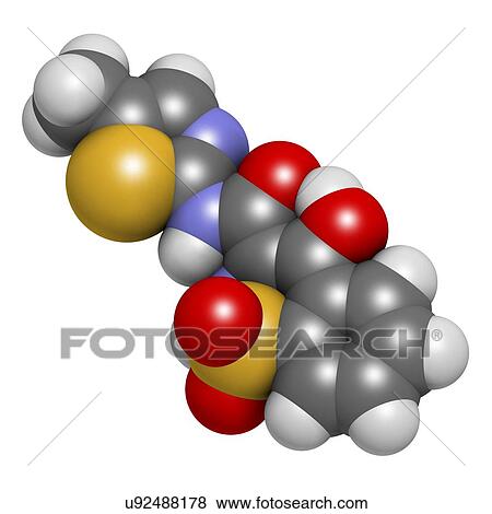 Meloxicam NSAID drug molecule View Large Photo Image Stock Photo - Meloxicam NSAID drug molecule. Fotosearch