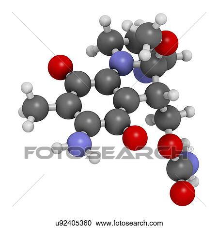 Mitomycin C cancer drug molecule View Large Photo Image Stock Image - Mitomycin C cancer drug molecule. Fotosearch