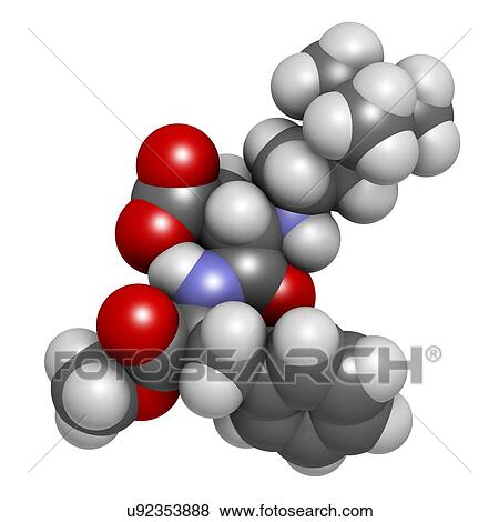Stock Photo - Neotame sugar substitute molecule. Fotosearch