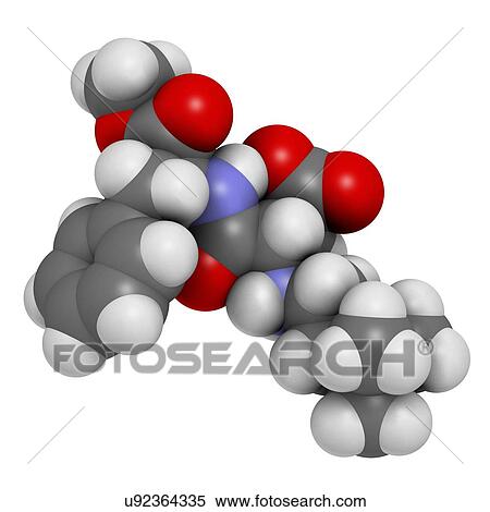 Stock Photography - Neotame sugar substitute molecule. Fotosearch