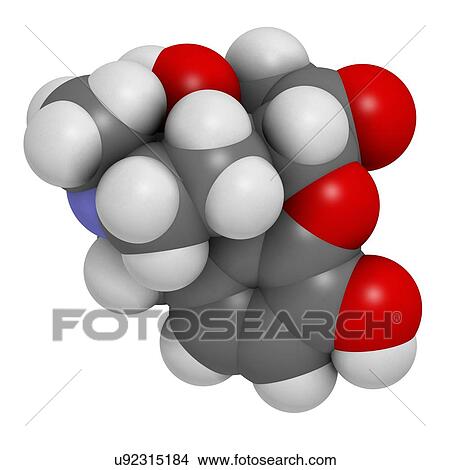 Picture - Oxymorphone opioid analgesic drug. Fotosearch
