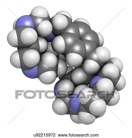 Stock Image - Plerixafor cancer drug molecule. Fotosearch
