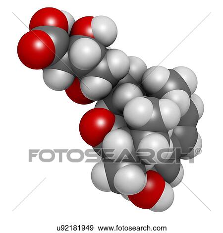 Stock Photo - Pravastatin cholesterol lowering drug. Fotosearch