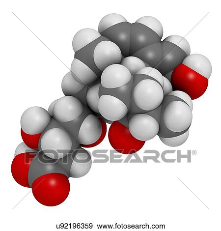 Stock Photo - Pravastatin cholesterol lowering drug. Fotosearch
