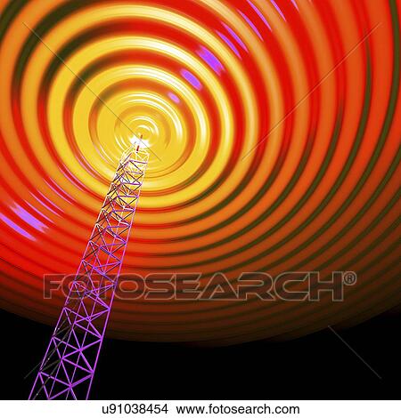 Radio communications tower View Large Photo Image Picture - Radio communications tower. Fotosearch
