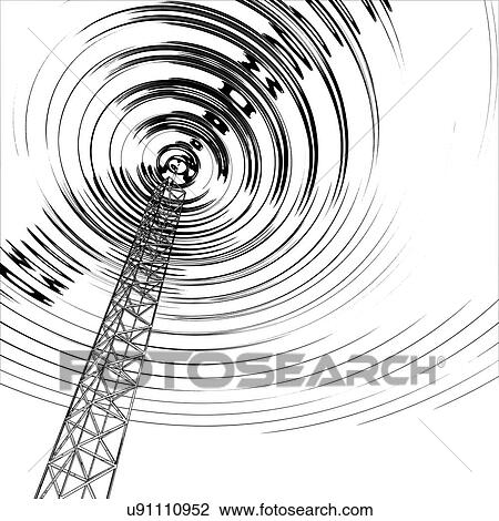 Radio communications tower View Large Photo Image Stock Image - Radio communications tower. Fotosearch