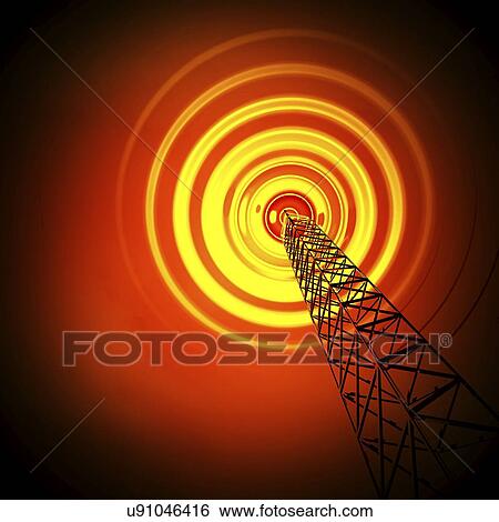 Radio communications tower View Large Photo Image Stock Photograph - Radio communications tower. Fotosearch