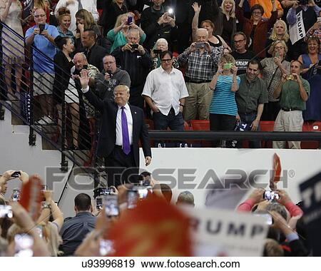 Republican presidential candidate Donald Trump campaign rally at the South Point Arena & Casino in Las Vegas View Large Photo Image Stock Photo - Republican presidential candidate Donald Trump campaign rally at the South Point Arena & Casino in Las Vegas. Fotosearch
