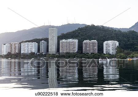 Rodrigo de Freitas Lagoon, Rio de Janeiro, Brazil View Large Photo Image Stock Photo - Rodrigo de Freitas Lagoon, Rio de Janeiro, Brazil. Fotosearch