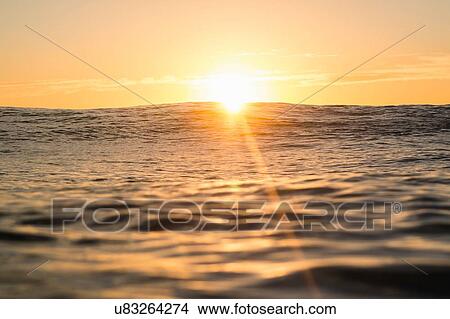 "Seascape at sunset, Solana Beach, California, USA" View Large Photo Image Picture - "Seascape at sunset, Solana Beach, California, USA". Fotosearch