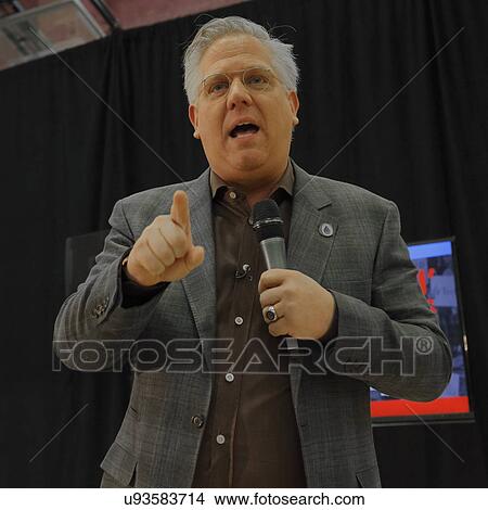 Talk show host Glenn Beck introduces US Senator Ted Cruz Campaigns in Las Vegas before Republican Nevada Caucus View Large Photo Image Picture - Talk show host Glenn Beck introduces US Senator Ted Cruz Campaigns in Las Vegas before Republican Nevada Caucus. Fotosearch