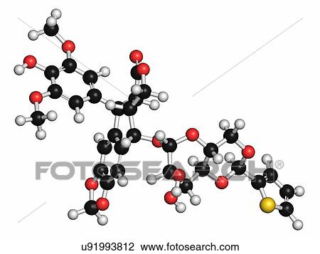 Teniposide cancer drug molecule View Large Photo Image Stock Image - Teniposide cancer drug molecule. Fotosearch