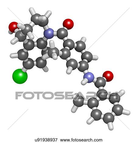 Stock Photo - Tolvaptan hyponatremia drug molecule. Fotosearch