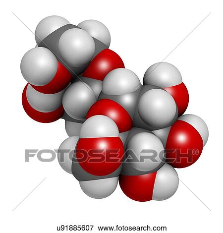 Stock Photo - Trehalose sugar molecule. Fotosearch