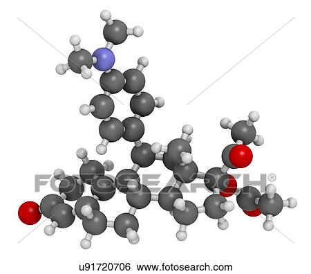 Stock Photograph - Ulipristal acetate contraceptive drug. Fotosearch