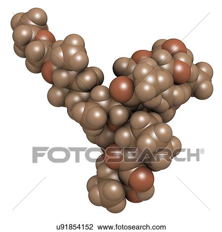 Stock Image - Umirolimus immunosuppressant molecule. Fotosearch