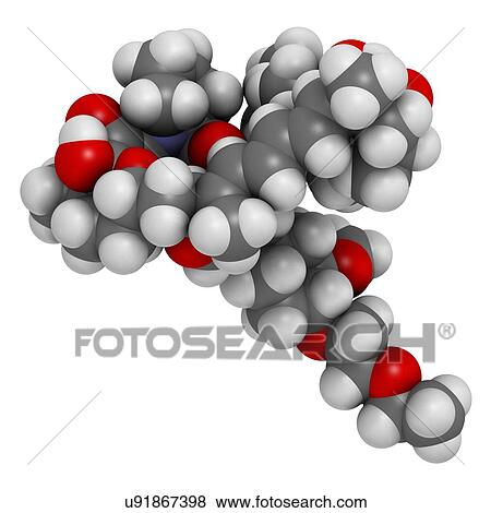Stock Photo - Umirolimus immunosuppressant molecule. Fotosearch