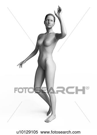Woman waving, illustration View Large Illustration Stock Illustration - Woman waving, illustration. Fotosearch