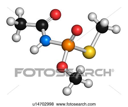 Stock Photo - Acephate molecule, illustration. Fotosearch