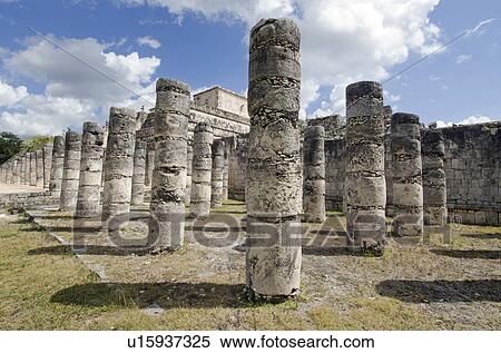 Stock Photography - Ancient ruins of Plaza of thousand columns. Fotosearch