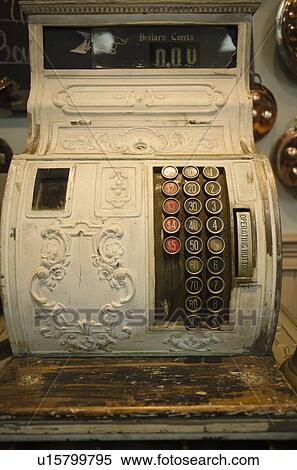 Antique cash register View Large Photo Image Stock Photography - Antique cash register. Fotosearch