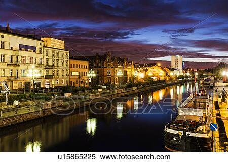 Stock Photography - Architecture of Bydgoszcz along Brda River Bydgoszcz, Kuyavian-Pomeranian, Poland. Fotosearch