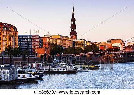 Stock Photo - Architecutre of Hamburg Hamburg, Germany. Fotosearch