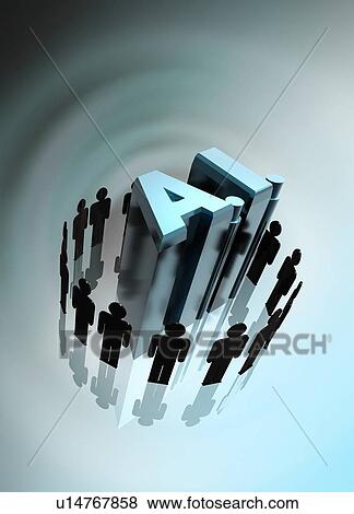 Stock Photo - Artificial intelligence. Fotosearch