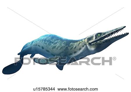 Artwork of a mosasaur View Large Photo Image Picture - Artwork of a mosasaur. Fotosearch