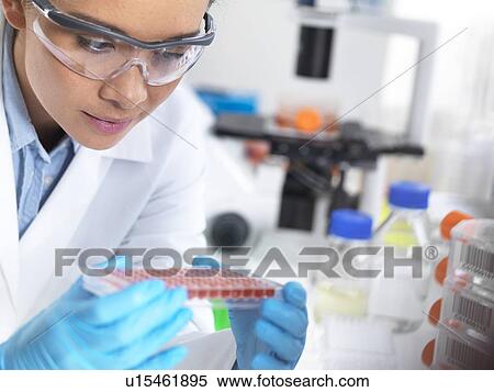 Stock Photography - Blood testing. Fotosearch