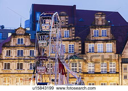 Bremen Market Square architecture Bremen, Germany View Large Photo Image Stock Photo - Bremen Market Square architecture Bremen, Germany. Fotosearch