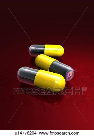 Picture - Capsules. Fotosearch