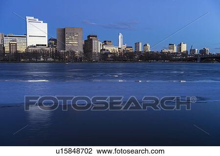 Charles river and West End neighborhood at dusk View Large Photo Image Stock Image - Charles river and West End neighborhood at dusk. Fotosearch