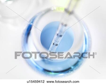 Stock Image - Chemical research. Fotosearch