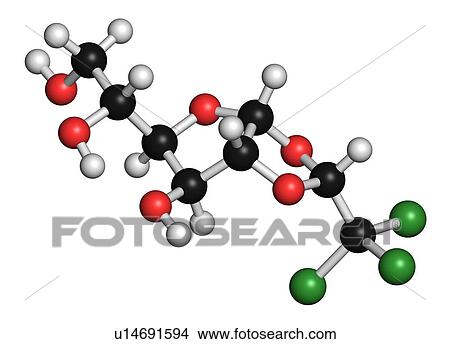 Picture - Chloralose rodenticide, illustration. Fotosearch