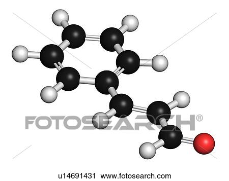 Cinnamaldehyde molecule, illustration View Large Photo Image Stock Image - Cinnamaldehyde molecule, illustration. Fotosearch