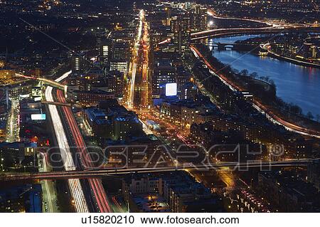 Cityscape at night View Large Photo Image Stock Image - Cityscape at night. Fotosearch