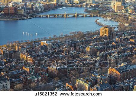 Stock Image - Cityscape with river. Fotosearch
